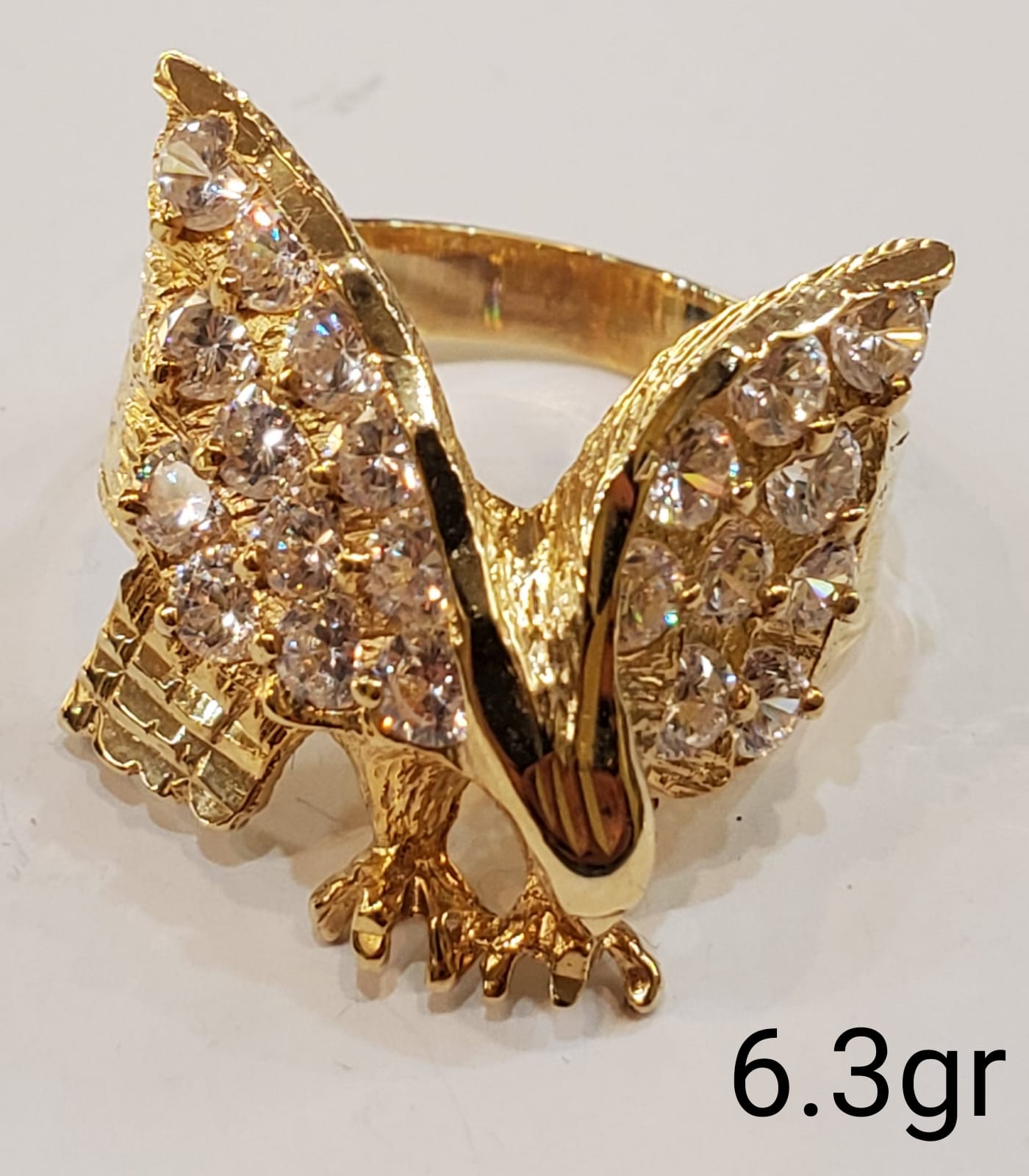 10K Gold Eagle Ring