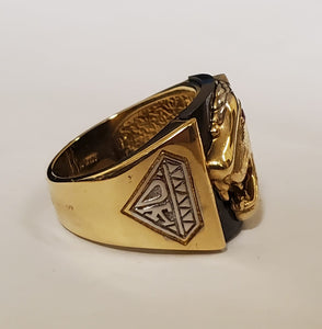 10K Gold Customized Mens Ring