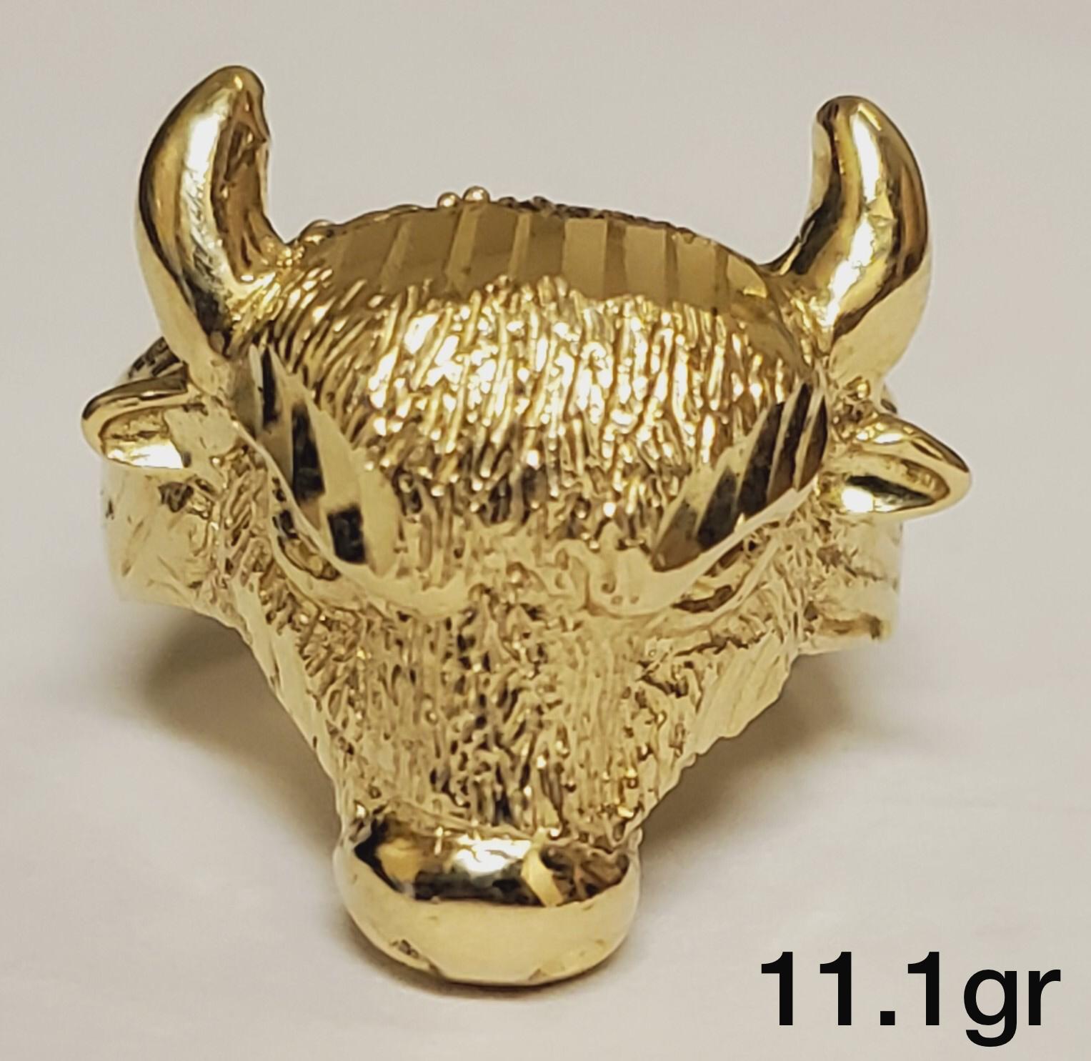 Bull on sale ring jewelry