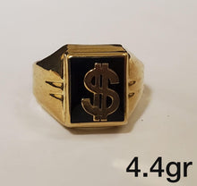 Load image into Gallery viewer, Money Sign 10K Gold Ring