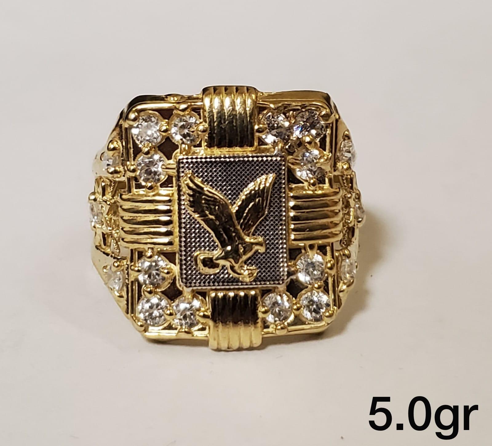 10K Gold Eagle Ring