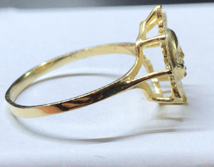 10K Gold Sun Ring