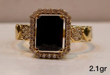 Load image into Gallery viewer, Square 10K Gold Ring