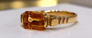 10K Gold Rectangular Ring