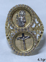 Load image into Gallery viewer, 10K Gold San Judas RIng