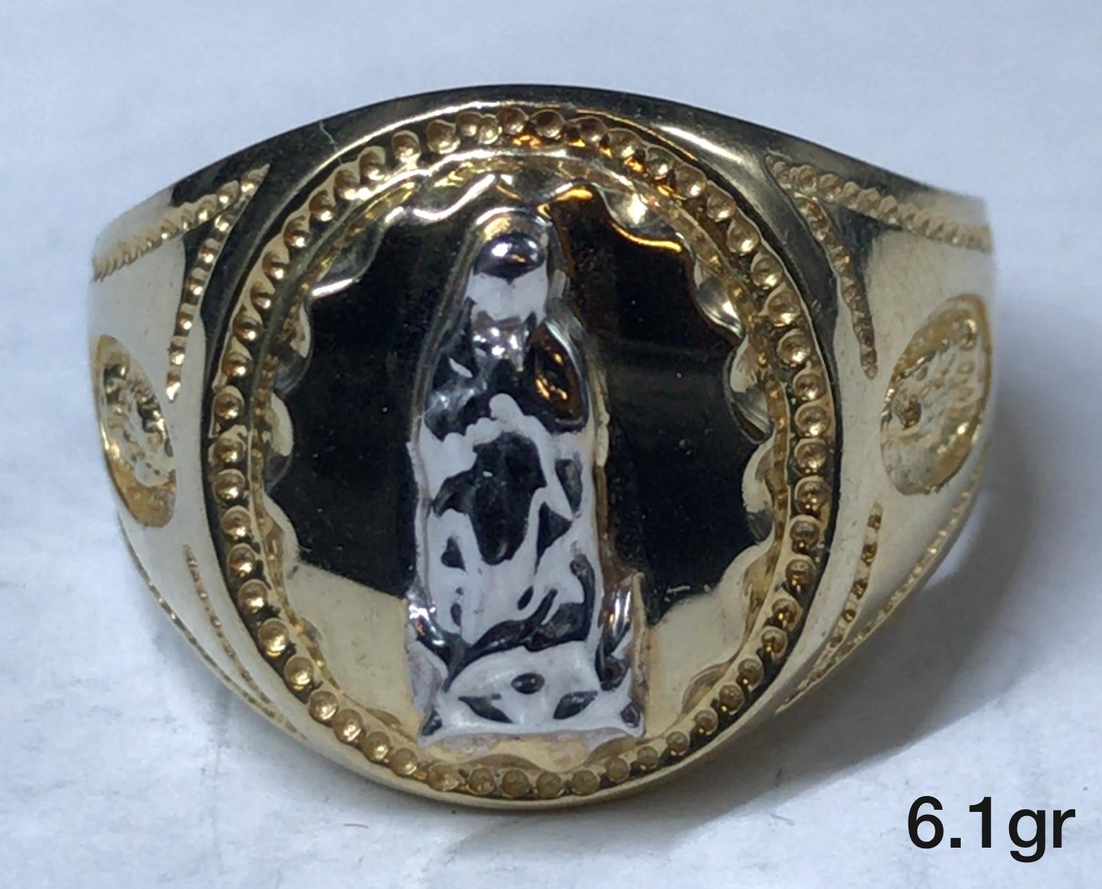 Virgin Mary Ring 10K Gold