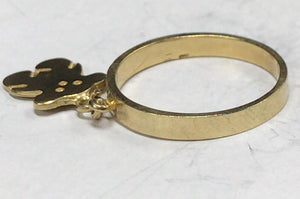 10K Gold Bear Ring