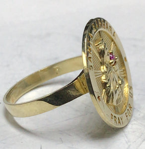 10K Gold Santa Barbara Ring