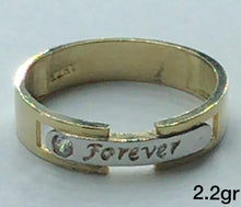 Load image into Gallery viewer, 10K Gold &quot;Forever&quot; Ring