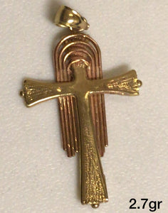 10K Gold Cross Pendant