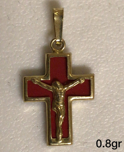 10K Gold Crucifix Pendant