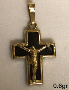 10K Gold Crucifix Pendant