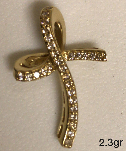 10K Gold Cross Pendant