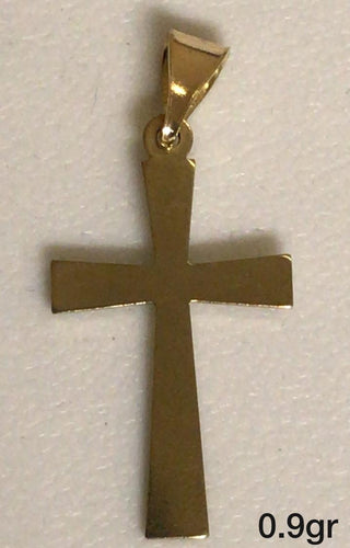 10K Gold Cross Pendant