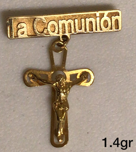 10K Gold Crucifix Pendant