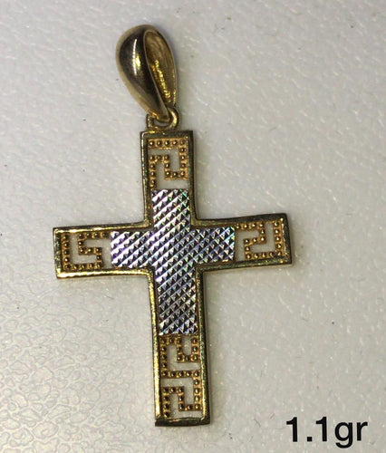 10K Gold Cross Pendant