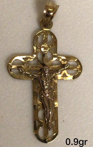 10K Gold Cross Pendant