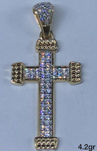 10K Gold Cross Pendant
