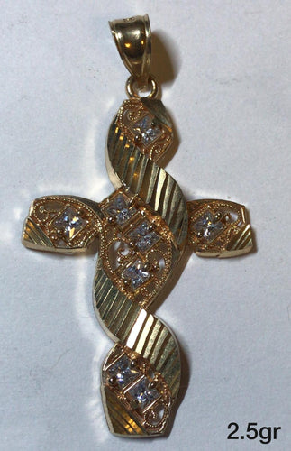 10k Gold Cross Pendant