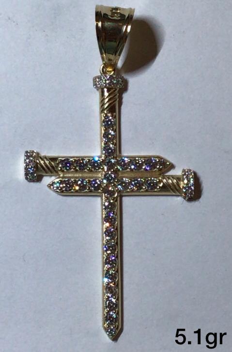 10K Gold Cross Pendant