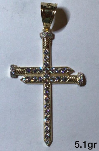 10K Gold Cross Pendant