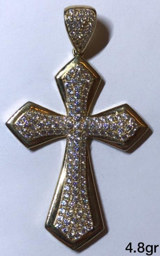 10K Gold Cross Pendant