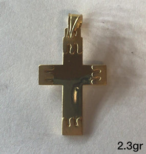 10K Gold Cross Pendant