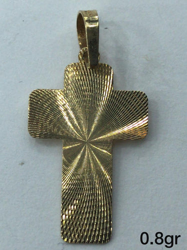 10K Gold Cross Pendant