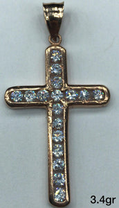 10K Gold Cross Pendant