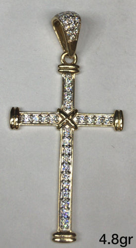 10K Gold Cross Pendant
