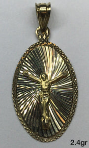 10k Gold Crucifix Pendant