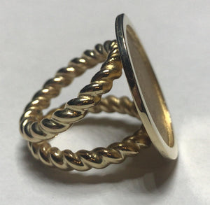 10K Gold Solid Ring