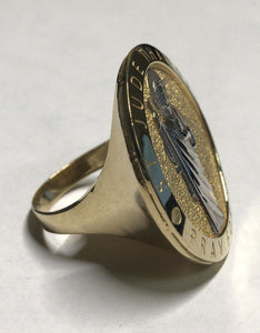 10K Gold St Jude Ring