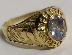 10K Gold Graduation Ring