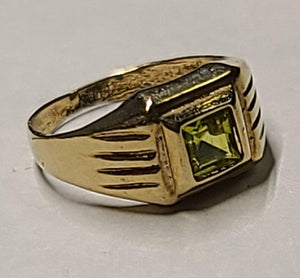 10K Gold Stone Ring