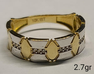 10K Gold Pattern Ring