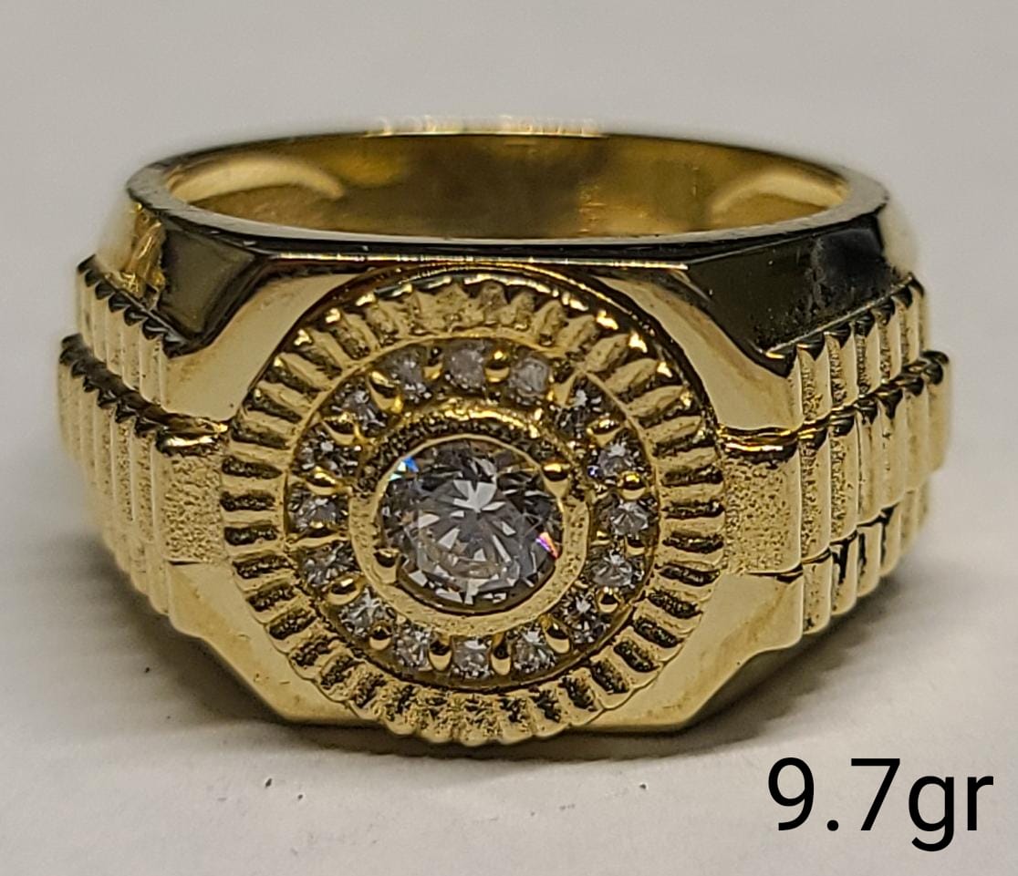 10K Gold Mens Luxury Ring