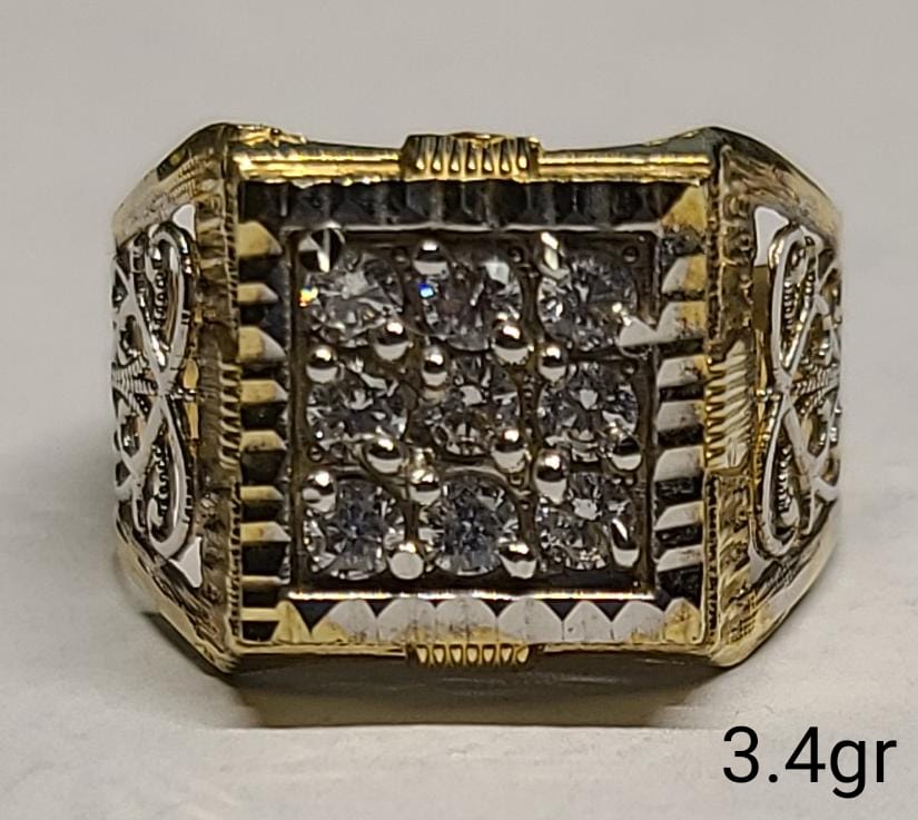 10K Gold Mens Vintage Ring