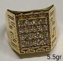 Load image into Gallery viewer, 10K Gold Mens ICED Ring