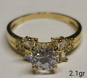10K Gold Trapezoid Ring