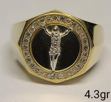 Load image into Gallery viewer, 10K Gold Crucifix Ring