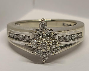 .5ct Diamond White Gold Marquise Ring