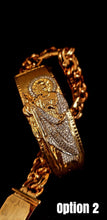 Load image into Gallery viewer, San Judas Chino Bar Gold Bracelets