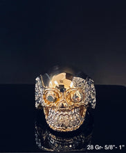 Load image into Gallery viewer, Skull ring 10k solid gold