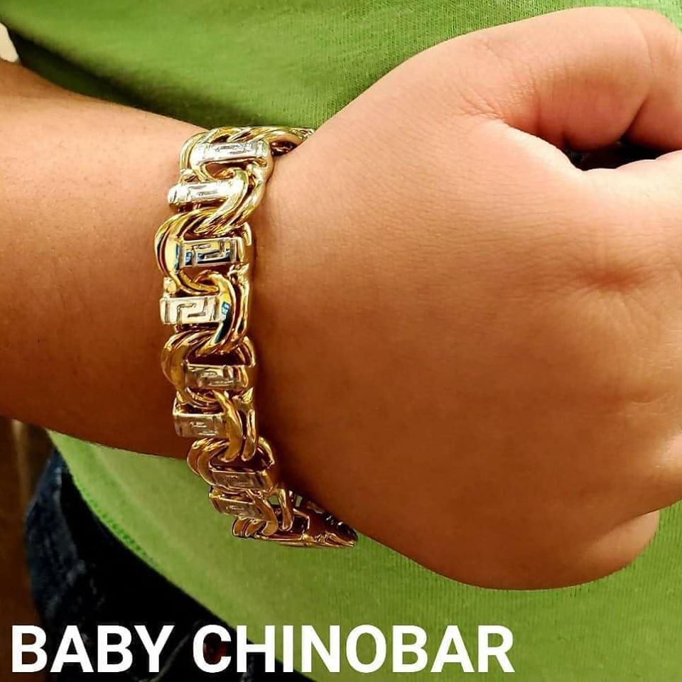 Baby Chino Bar Gold Bracelets