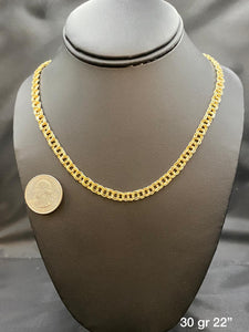 10K Solid Gold Light Weight Chino Link Chains