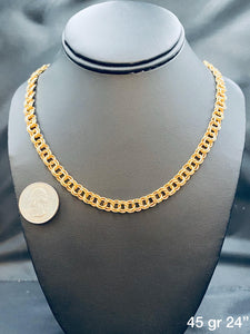 10K Solid Gold Light Weight Chino Link Chains