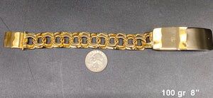 Chino Link Custom Gold Bracelets
