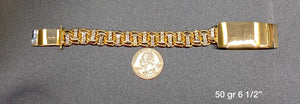 Baby Chino Bar Gold Bracelets