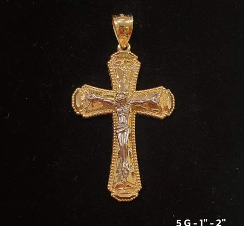 Crucifix pendant 10K solid gold